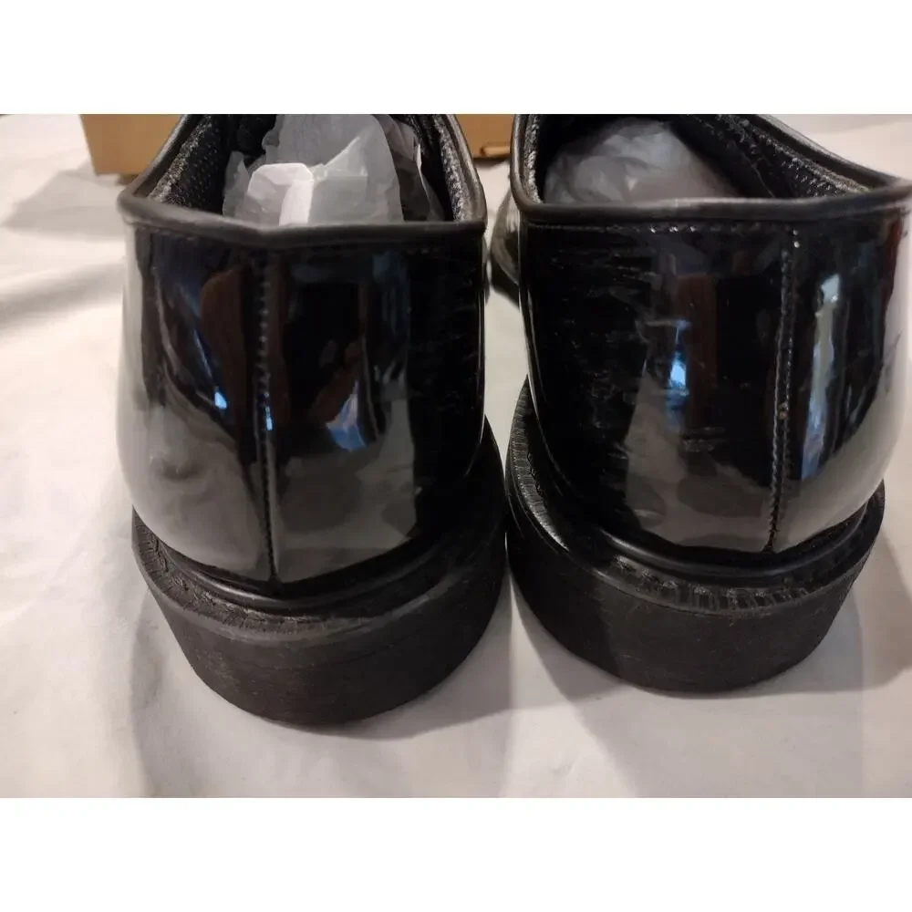 Bates Dress Shoes High Gloss 9U907 Men's Oxford for DLA-Troop Support Sz 9.5D
